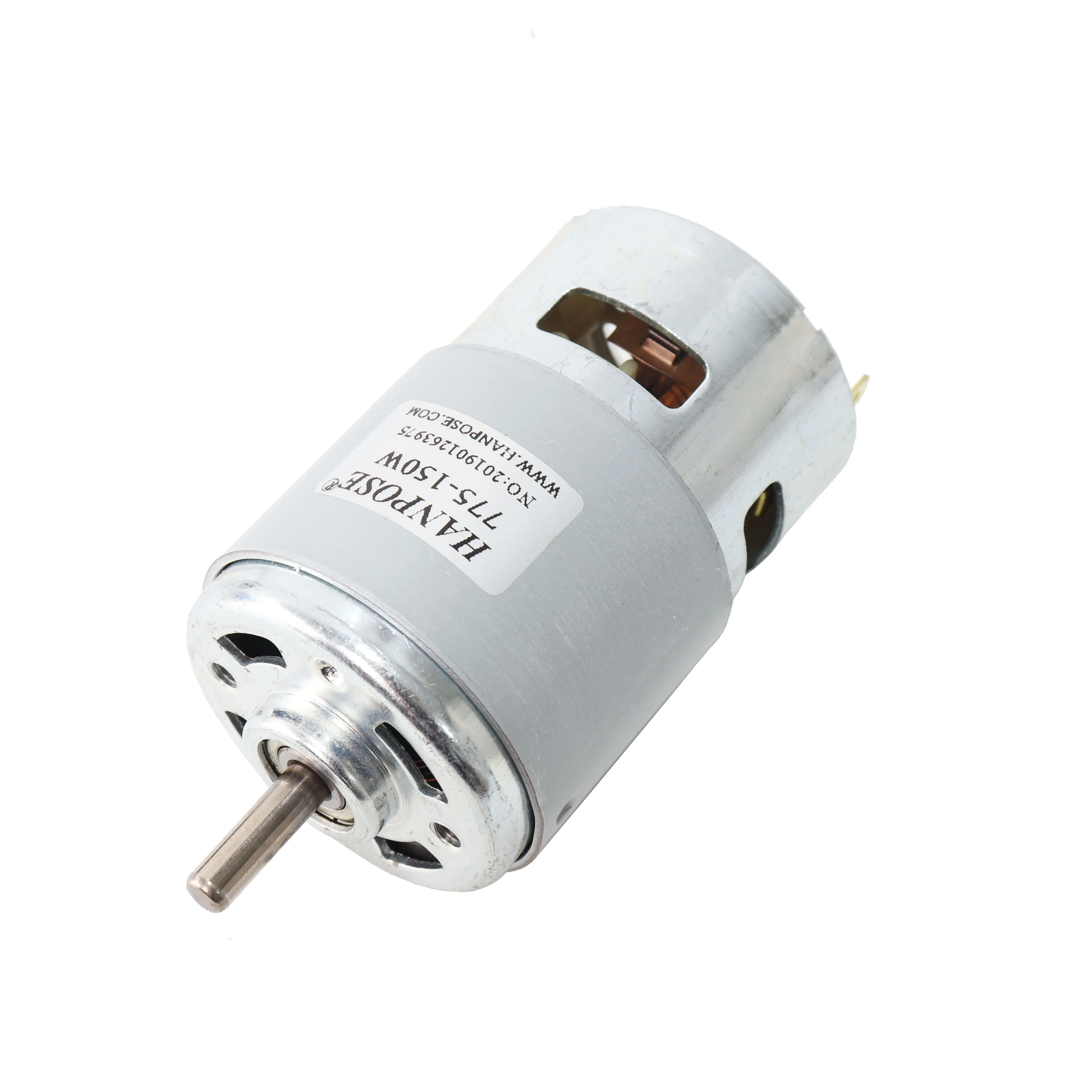 product 775 150w 12000rpm 12v high torque  motor with two ball bearing rated for cnc milling machine spindle motor lawn mower dc motor-10