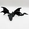 Black large horned dragon 38.5cm
