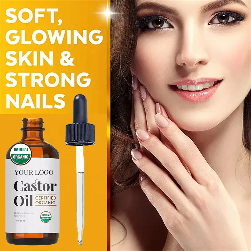 Custom Oem Natural Organic Vegan Castor Oil For Hair And Eye Lash