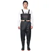 Matte black knee-length overalls