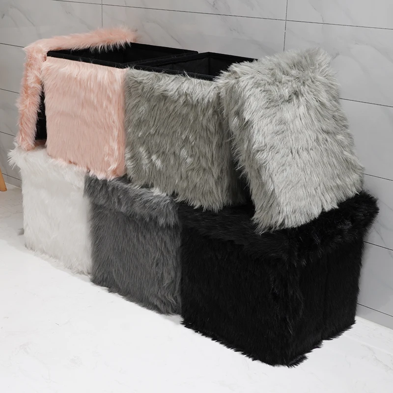Customized 2021 High Quality Cheap Price Modern Home Furniture Folding Storage Ottoman Stool Cube