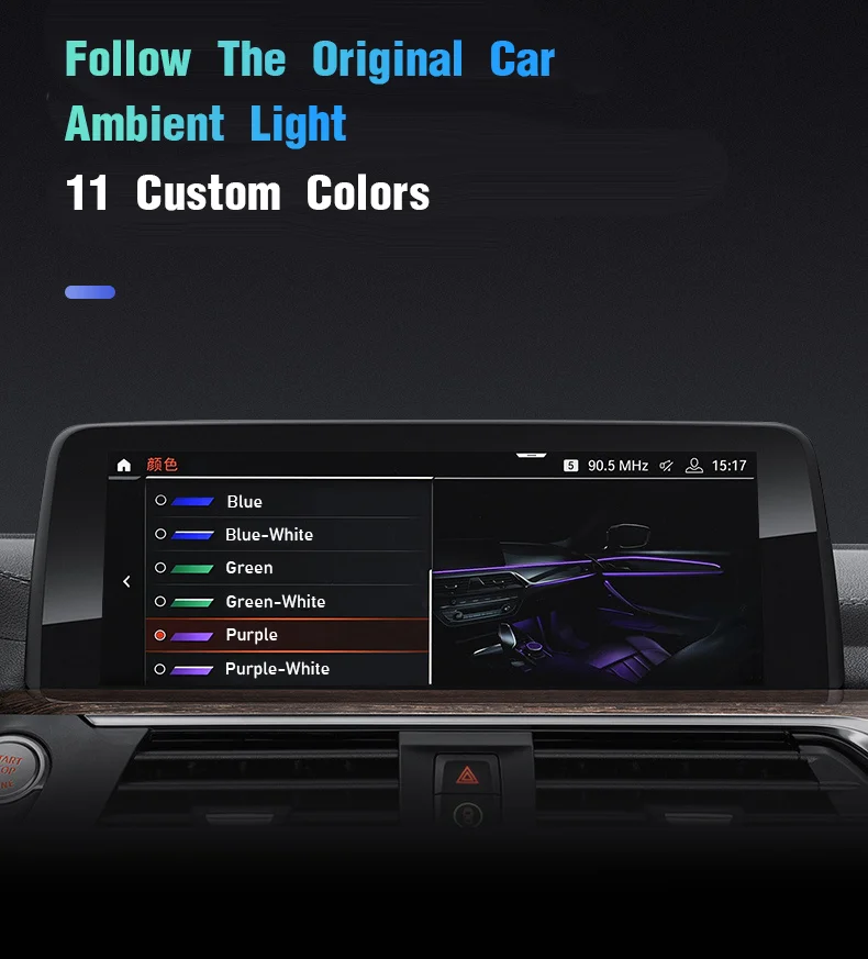 G01 G02 Ambient Lighting Upgrade Kit for BMW X3 X4 2018-2023