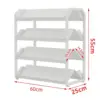 Blanco, estilo doble inclinado, 60*25*55cm