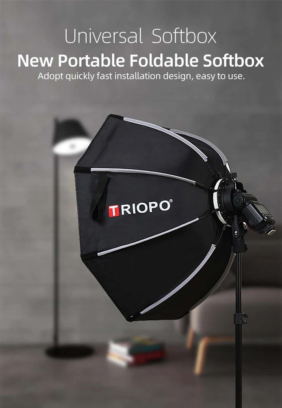 Speedlite Octagon Umbrella Softbox For Outdoor Photography