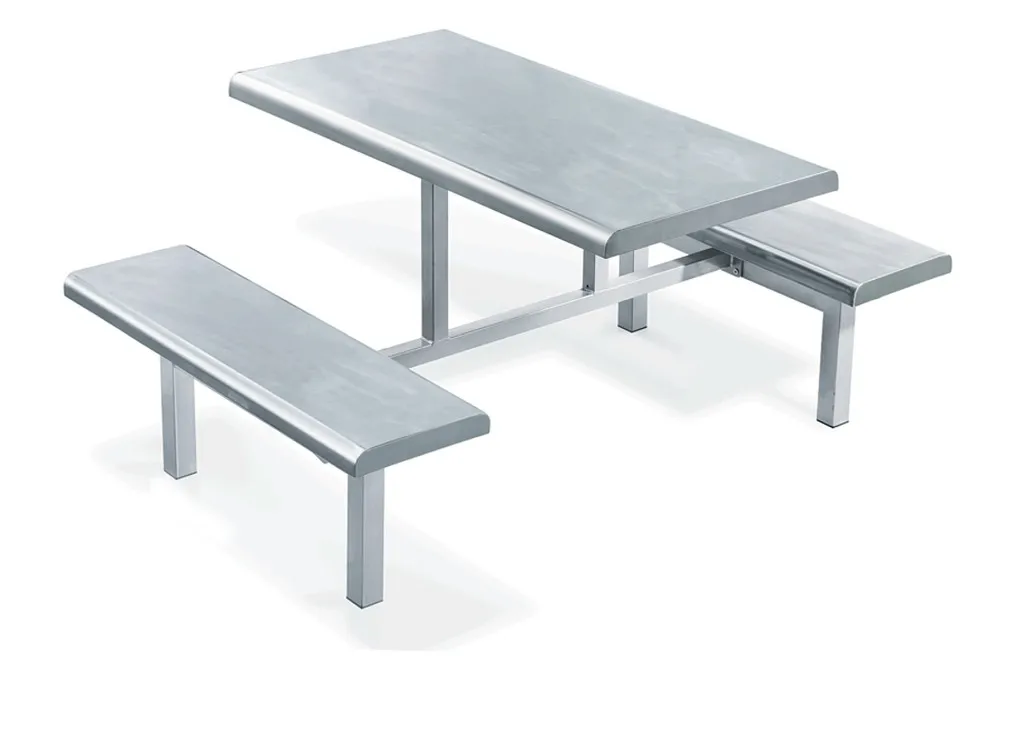 Fast Food Table and Chairs 4 Seated Dinning Table Fast Food Resrtaurant Table and Chairs