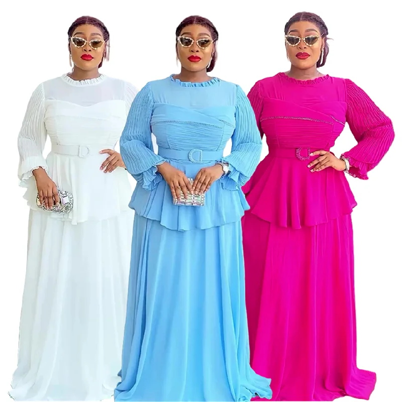S10501 Trendy Church Dresses for Women Long Sleeve Ruffle Ruched Chiffon Formal Dress Elegant African Dresses for Women Clothing| Alibaba.com S10501 Trendy Church Dresses for Women Long Sleeve Ruffle Ruched Chiffon Formal Dress Elegant African Dresses for Women Clothing| Alibaba.com