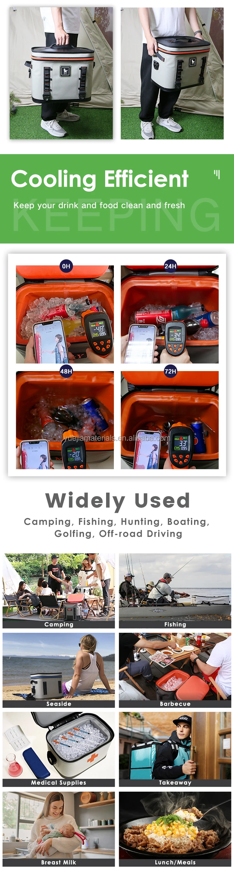 Yety 20l Tpu Big Airtight Zipper Waterproof Leakproof Durable Portable