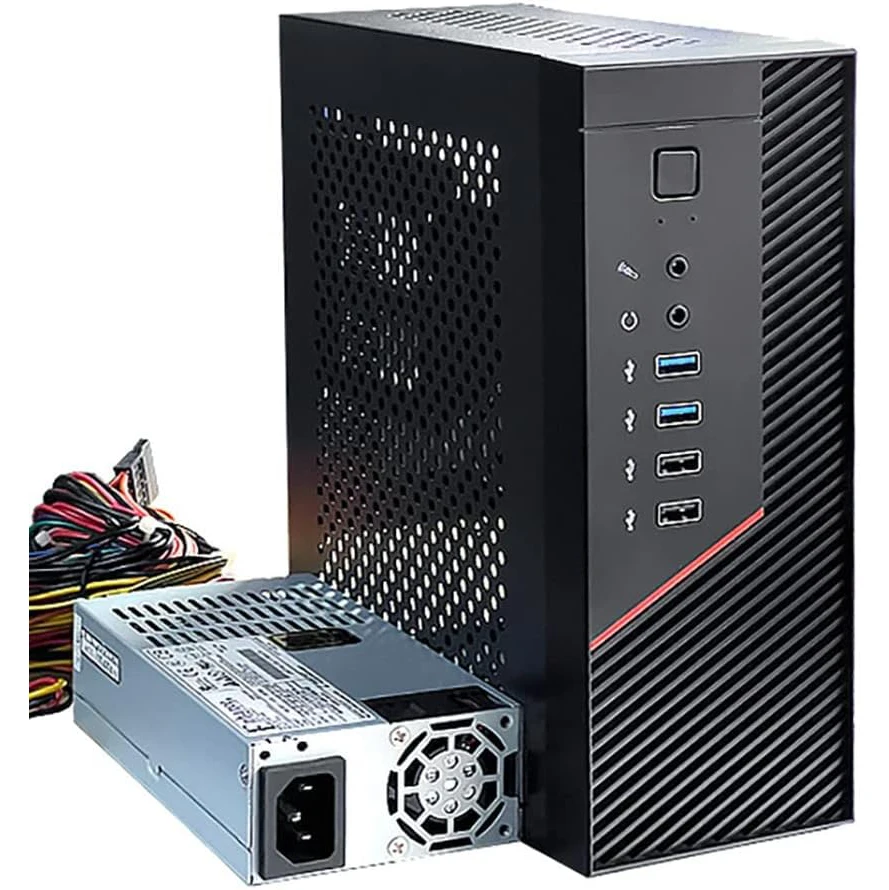 Spcc Black Htpc Mini Itx Computer Case Mini Tower Pc Gaming Sff Case