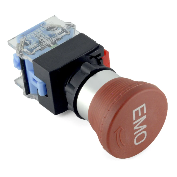 ONPOW Emergency Stop Button Solution 16mm/19mm/22mm E Stop Button Switch With Protection Box