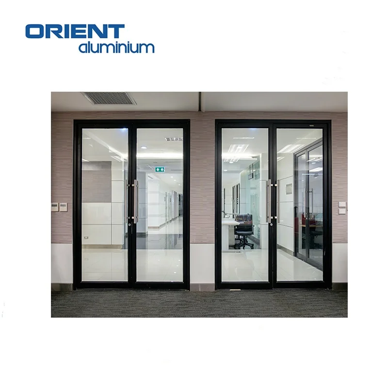 Balcony Aluminum Sliding Doors Glass Aluminum Door Entrance Folding Door Aluminium Bifold Patio With Mosquito Net for Homes