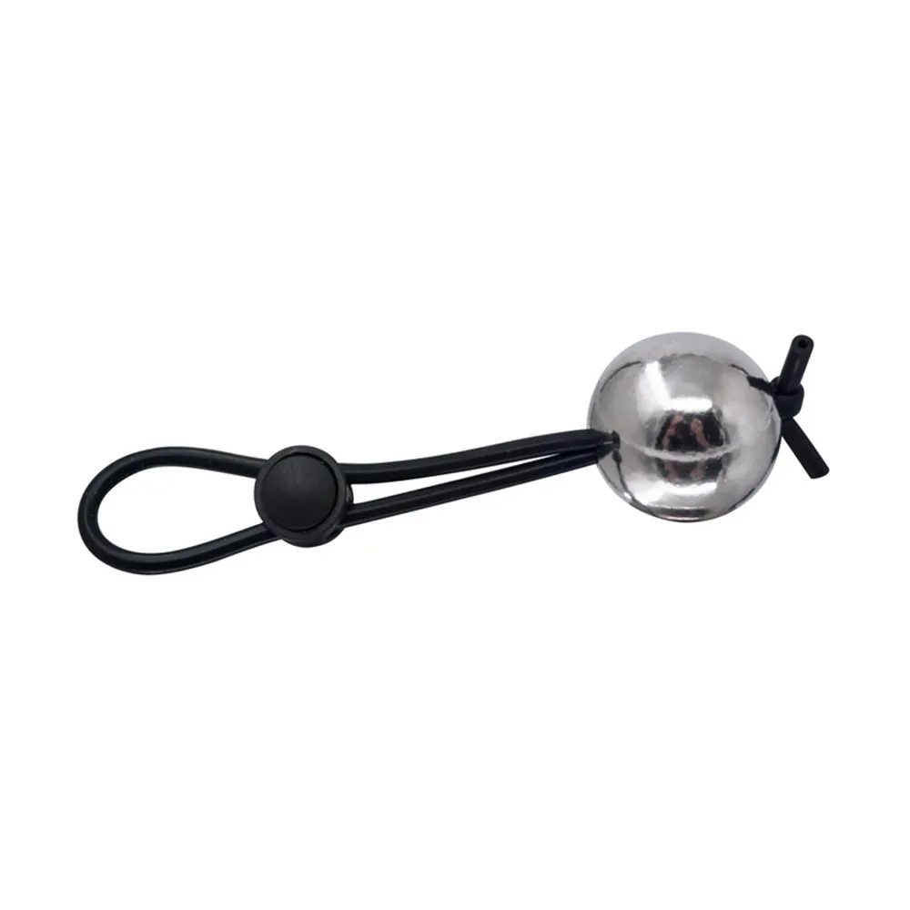 Penis Rings With A Metal Ball Penis Enlargement Weight Extender