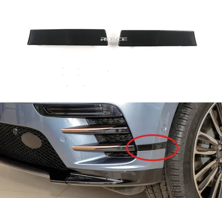 Car Front Bumper Fog Light Decorative Strip for Land Rover Range Rover VELAR 2017-2022 L560 LR105598 LR105599