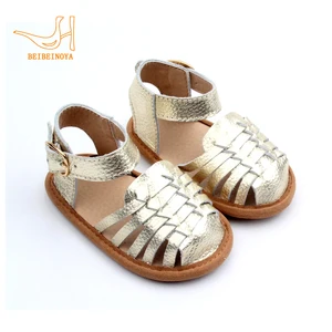 Babyhappy High Quality Price Soft Sole Flat Kids Sandal Leather Comfortable Sandals Shoes for Summer Baby Girl