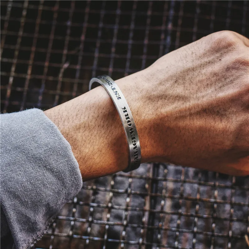 Mantra Quote Keep Going Bracelets for Women Inspirational Gifts