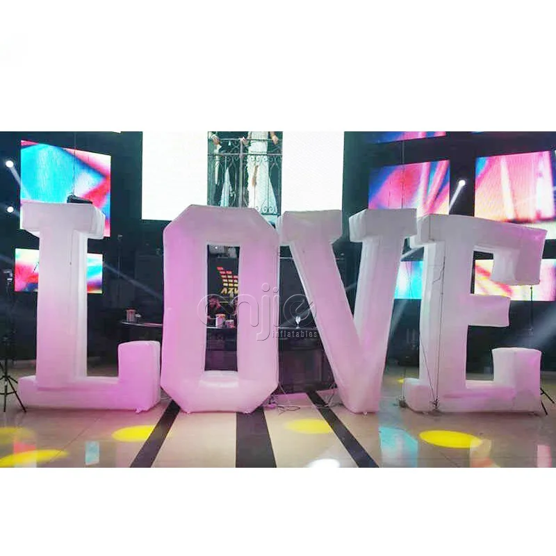 Custom Made Giant Alphabet Letters Inflatable Advertising