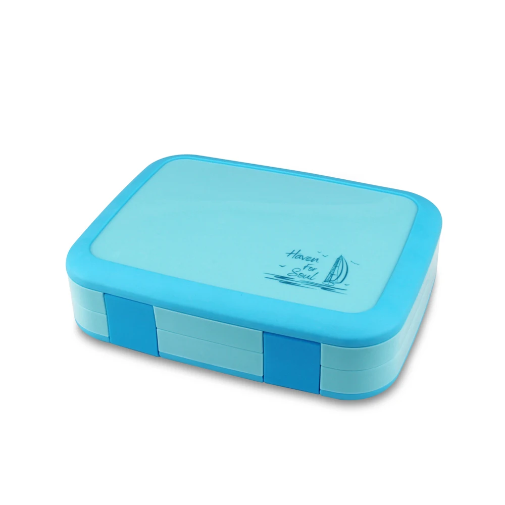 2023 Leakproof Food Prep Containers 4 Compartment PP Lunch Boxes