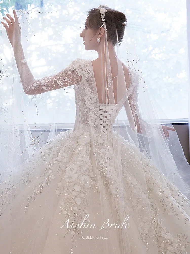 Shop Our S009Q Wedding Dress - Elegant, Anti-Wrinkle, and