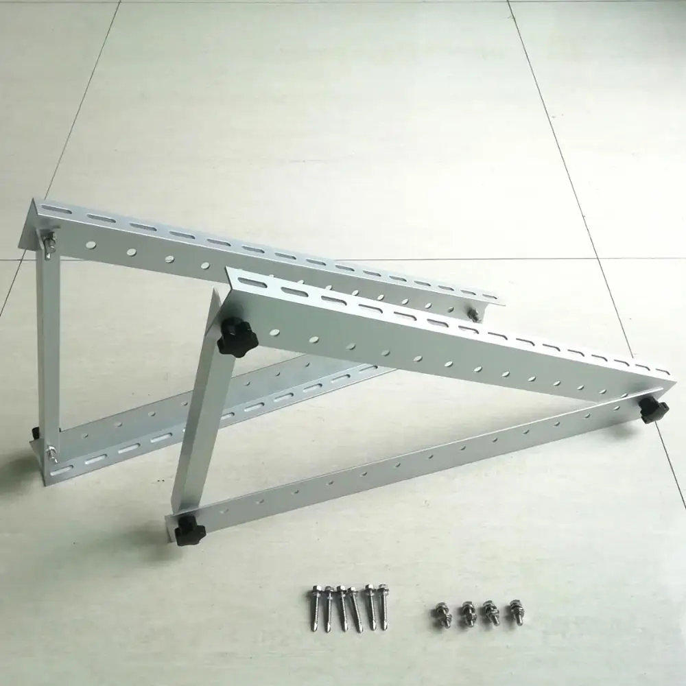 45 Inch Adjustable Foldable Leg 200w 300w Solar Panel Tilt Mounting Aluminum Brackets for Boat RV Roof Off Grid