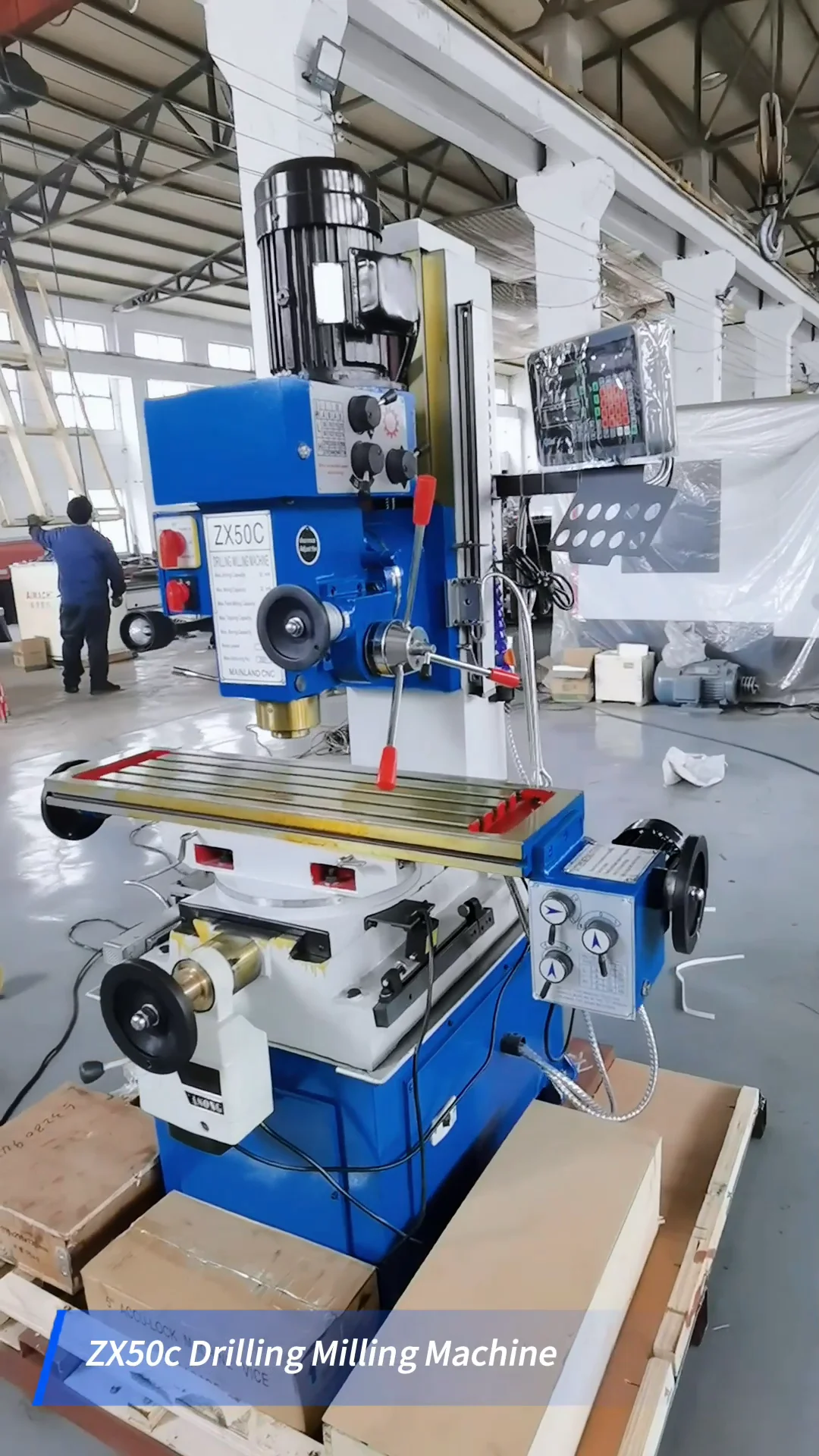 Mini Vertical Drilling And Milling Machine Zx50c - Buy Mini Drilling ...