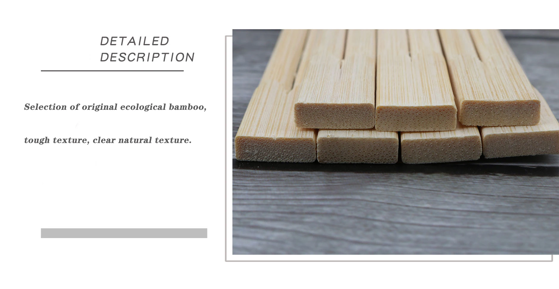sushi chopsticks disposable nature bamboo chopstick with custom logo