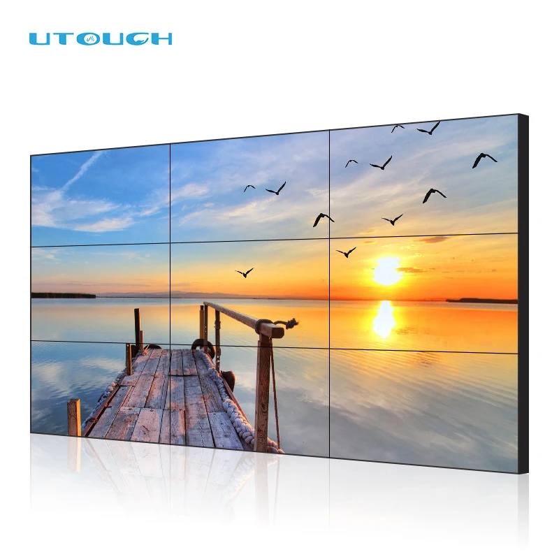 65 дюймов 1920*1080 Разрешение сенсорный экран ЖК-дисплея рекламы видеостена bf видео плеер