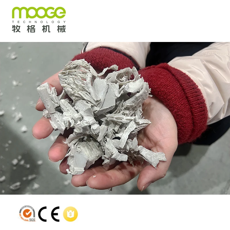 Double Motor Single Shaft Hdpe Ldpe Pe Pp Abs Pvc Ps Lump Shredding Machine Plastic Shredder