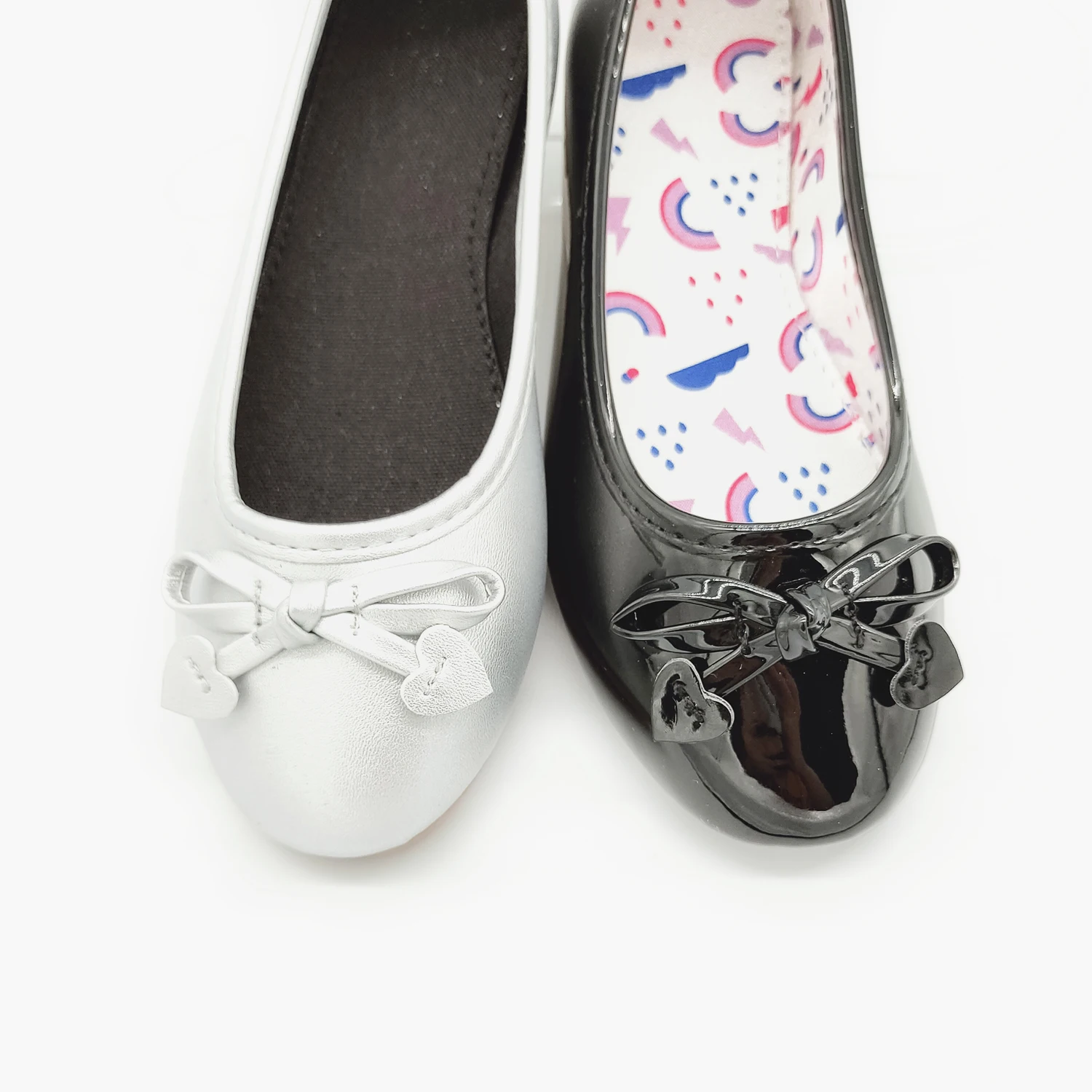 Новые стильные милые элегантные детские танцевальные туфли с бантом, туфли-лодочки из искусственной кожи для девочек, повседневная обувь без шнуровки