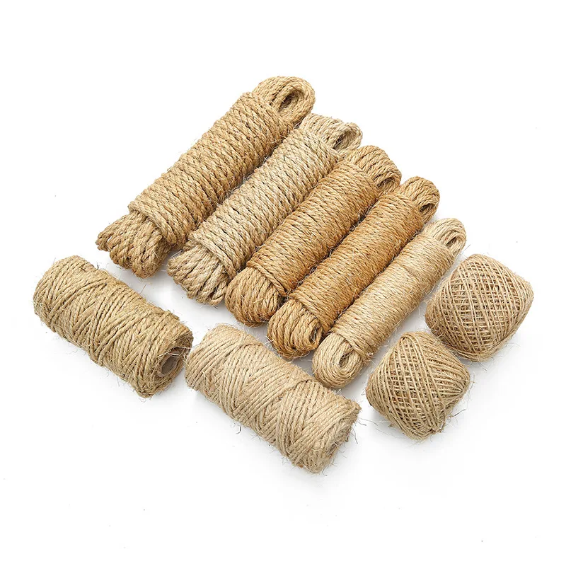 1 14mm toile de Jute naturelle Jute ficelle corde chanvre corde de