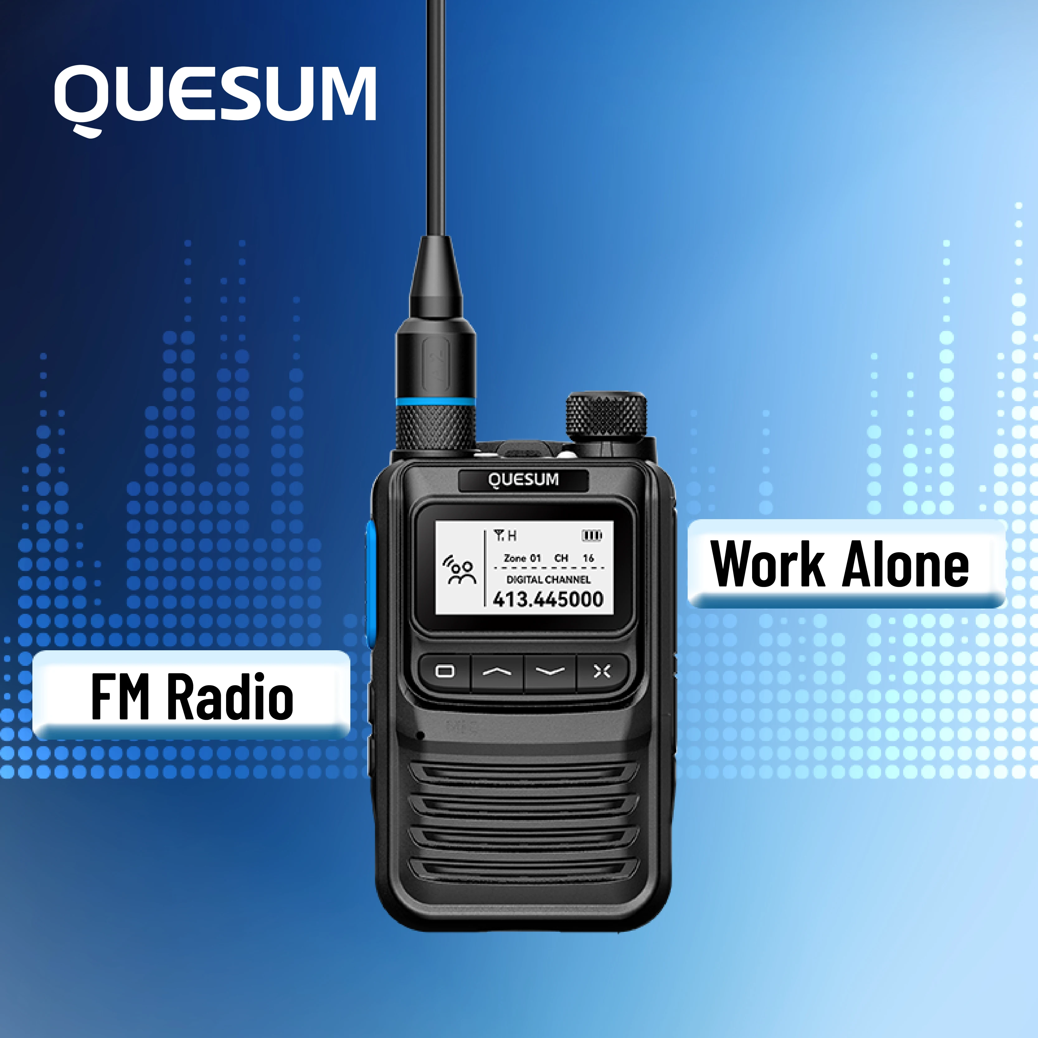 2026 New QUANSHENG DMR Two Way Radio M7 Walkie Talkie License Free PMR446 FRS Radio Walkie-Talkies