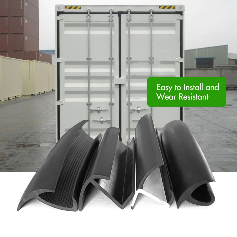 Shipping Container Door Gasket Refrigerated Truck Epdm Pvc H/u/f Shape