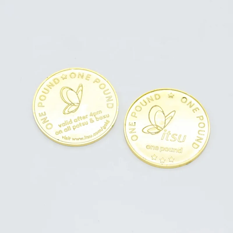Logo Custom Color Printed Plastic Game Coins Tokens Plastic Trolly Coins