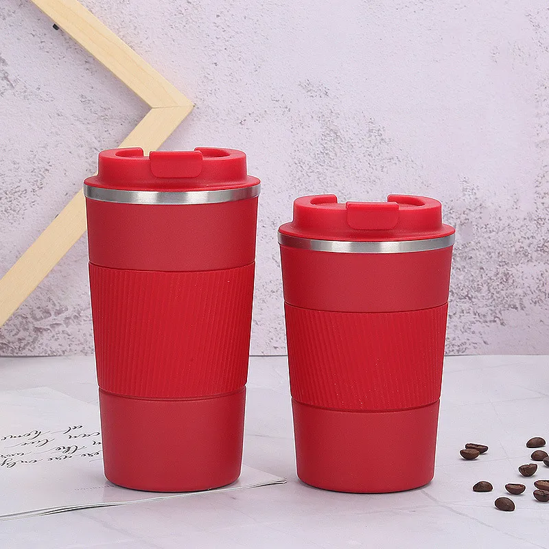 Portable 510ML 16OZ coffee mug double wall stainless steel vacuum thermos  water bottle with lid