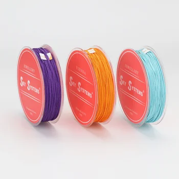 SKY CNCN 0.5~1.5mm 51#~107# Colors Jewelry Cord Nylon Cord Jewelry Accessories Bracelet and Necklace material 107 Colors