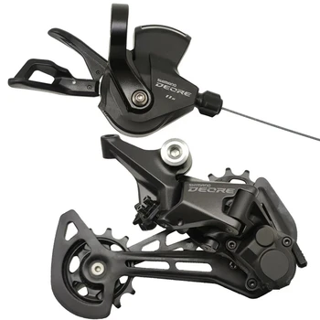 SHIMANO DEORE RD-M5100 SL-M5100 Shift Lever Right M5100 Rear Derailleur MTB 11s 11-Speed Pair Group 11V 11-51T Original