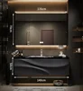 140Nature Marble Countertop & Ceramic Sink