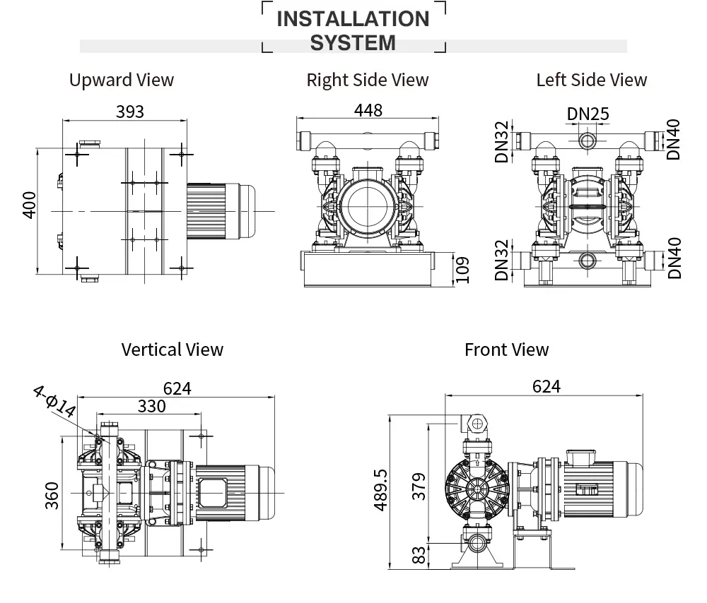 DBY3S40S Electric Diaphragm Pump_DBY_Electric Double Diaphragm Pumps