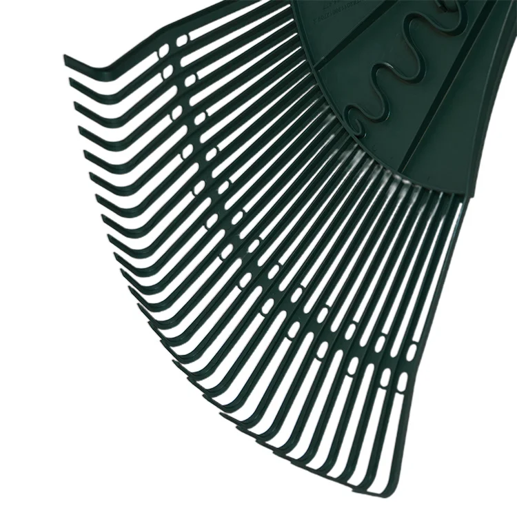 Грабли для лужайки садовые грабли с легкой стальной ручкой 48 дюймов прочная пластиковая головка 26 зубьев