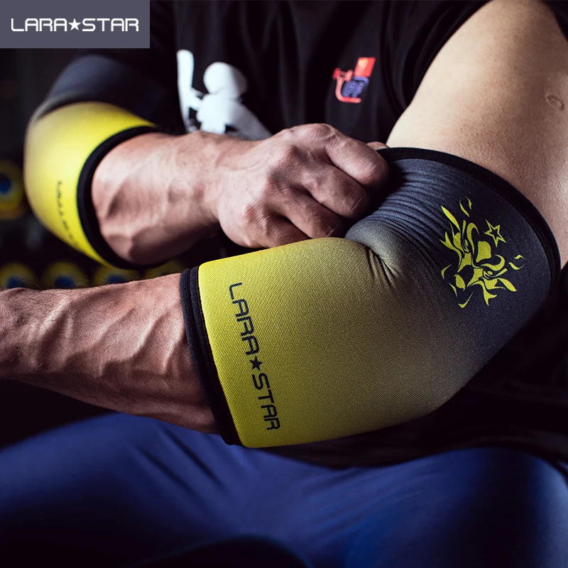 LS0530 Neoprene Elbow Compression Sleeves Sports Arm Support for Weightlifting