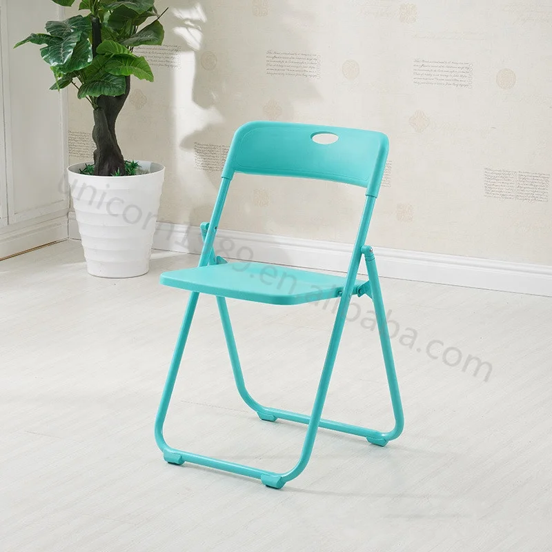 iron frame folding study chair