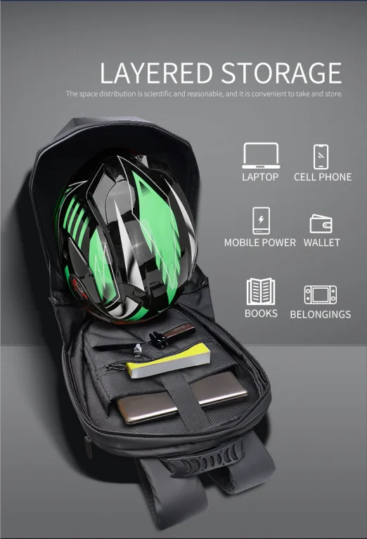 Laptop Backpacks Programmable Led Backpack Motorcycle LED Backpack