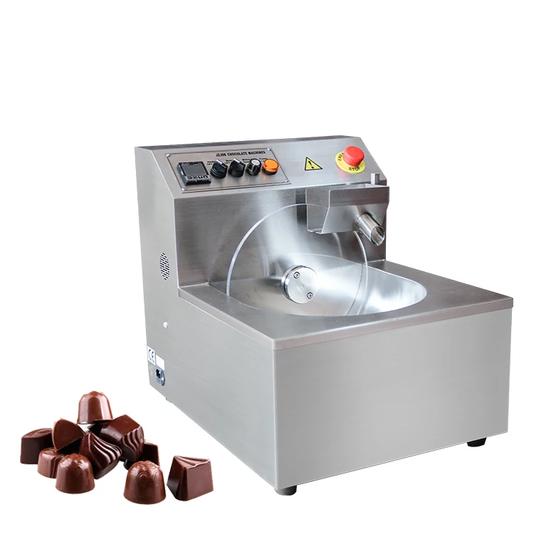 Temperadora Chocolate Mixing Machine Template Covering Dosing Glaze Date Wheel Spray Sprinkles Melt Machinery Tempering Machines