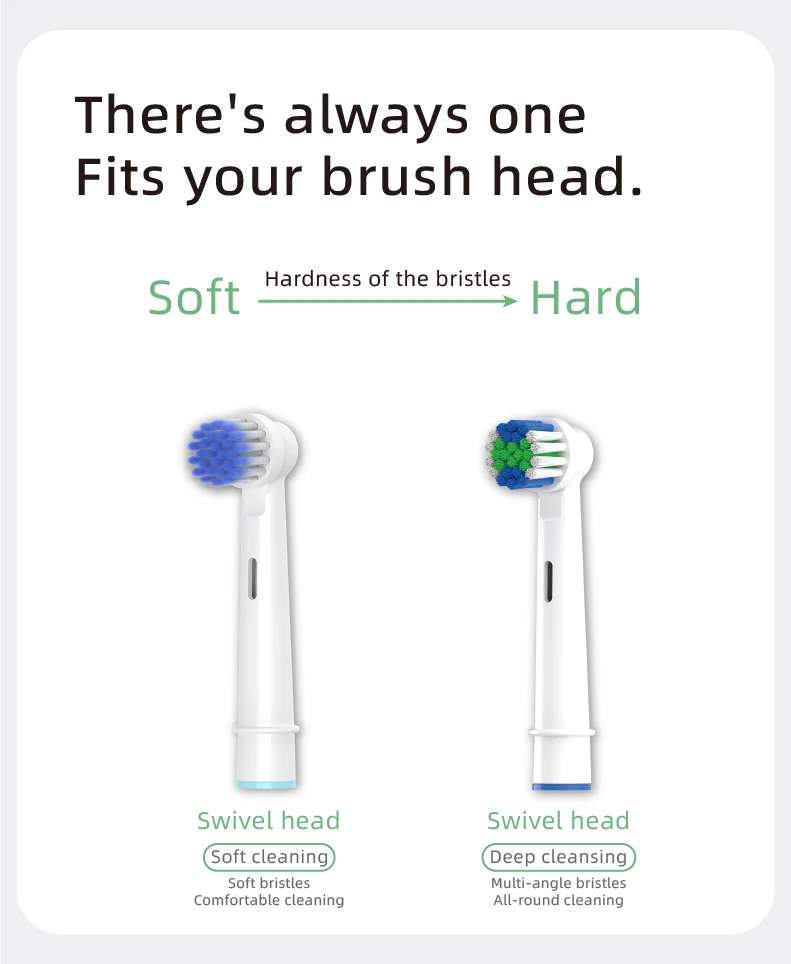 Deep Clean 360 Round Head Rechargeable Electric Tooth Brushes Electric Toothbrush For Adults With 8 Toothbrush Heads manufacture