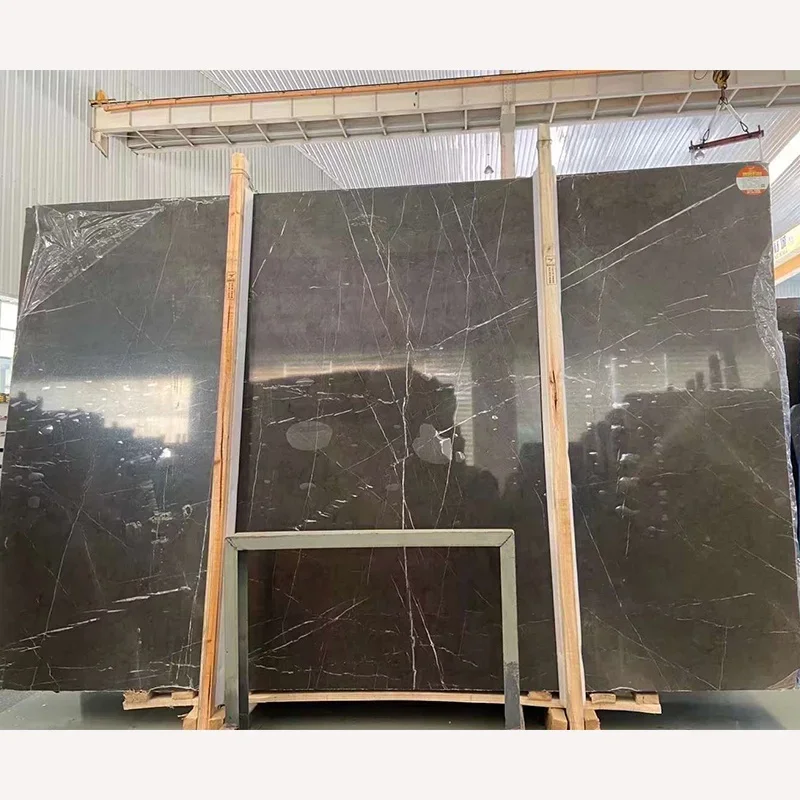 Cheap Pietra Grey Marble Slabs For Floor Wall or Countertop Factory Direct Grey Marble Tiles For Home