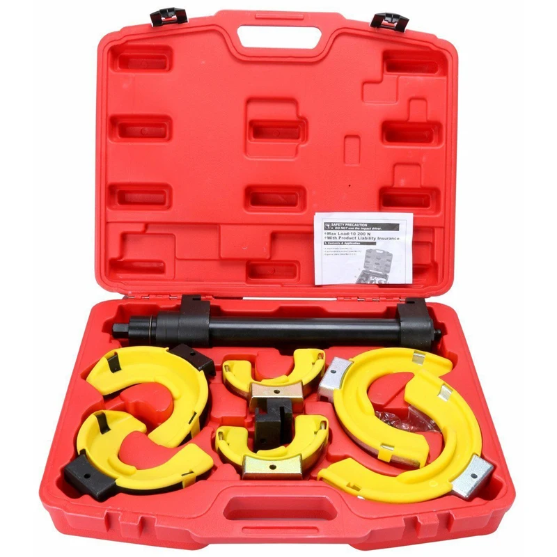 Kit Compresseur De Ressort MacPherson Zoomtools - 3 étriers Interchangeables, Protection De Joug, Pour Suspensions