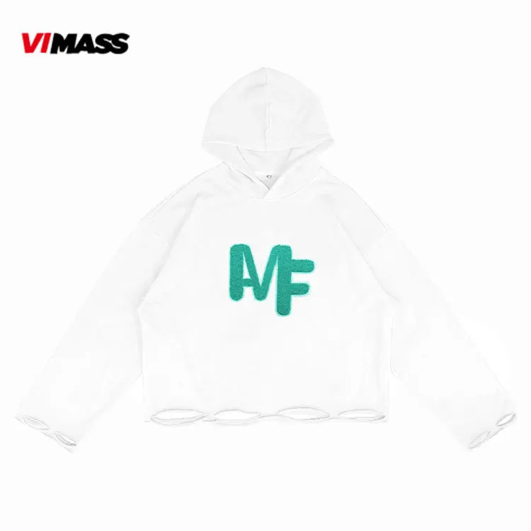 High Quality Heavy Weight Chenille Towel Embroidery Hoodie Custom