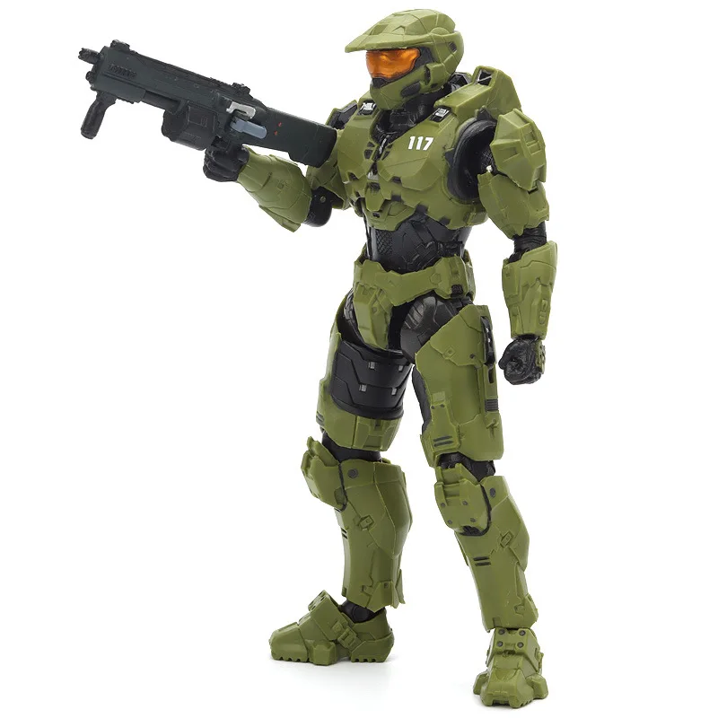 Thousand-value Training 5 Master Chief Halos Infinite 1/12 Movable Nodel Puppet Decoration Figure Collectibles