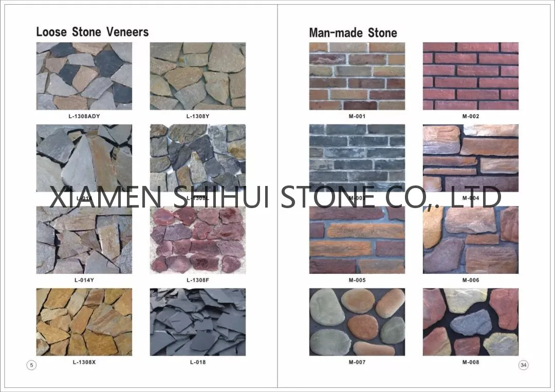 Design Uncut Irregular Shaped Natural Stack Stone Veneer Wall Cladding ...