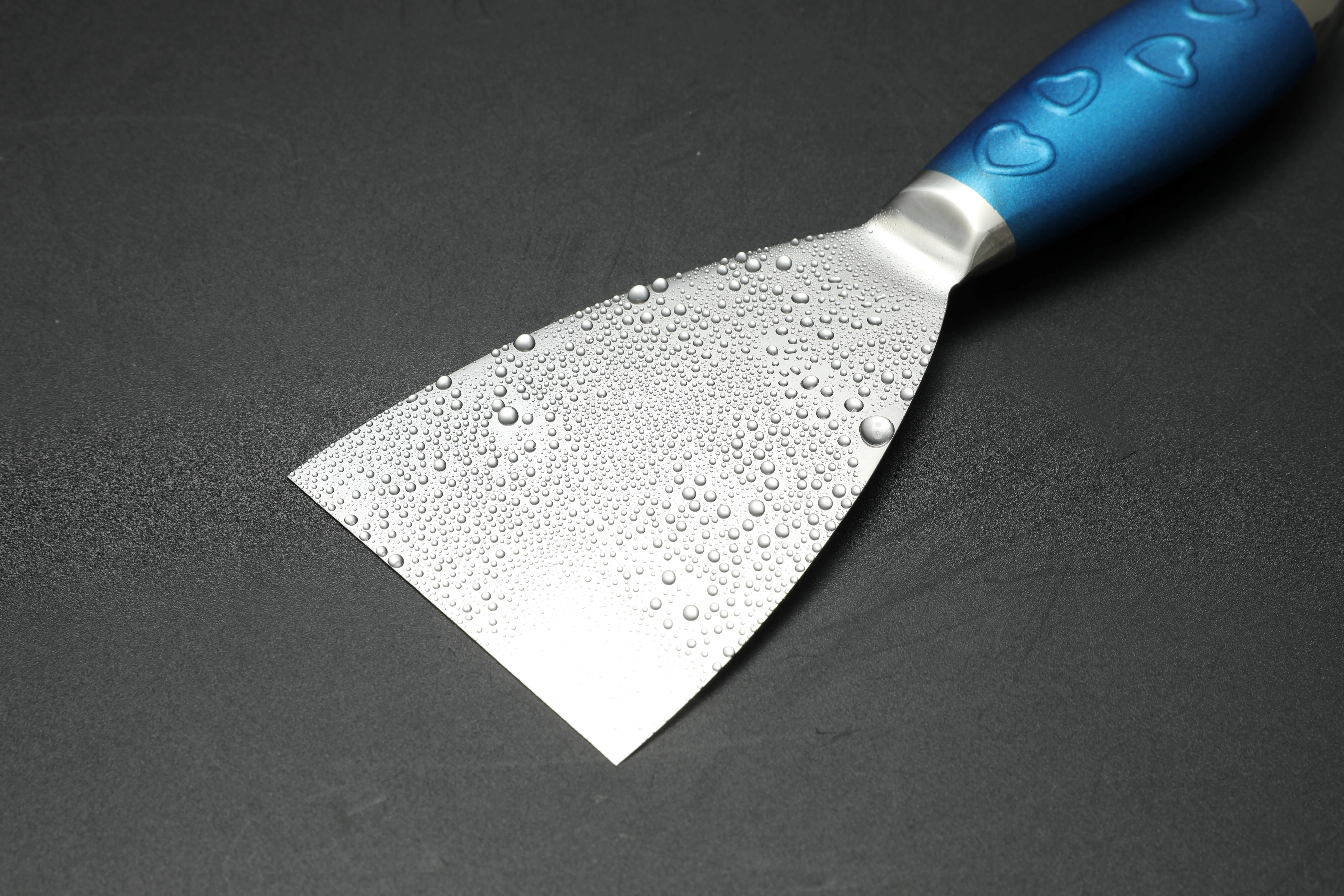 New Arrivals All Stainless One-Piece Stainless Steel Handle Putty Knife Scraper for Wall Scraping Work