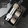 Juego de tazas de acero