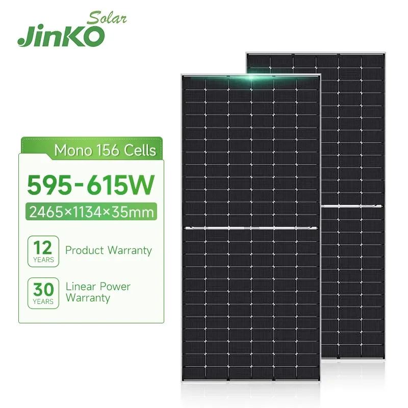 Jinko Tiger Neo N-Type Solar Panels - 600W to 650W Power
